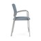 Lesro Newport Hip Chair Metal Frame, Silver, RS Rain Song Upholstery NP1161 - alternate 3